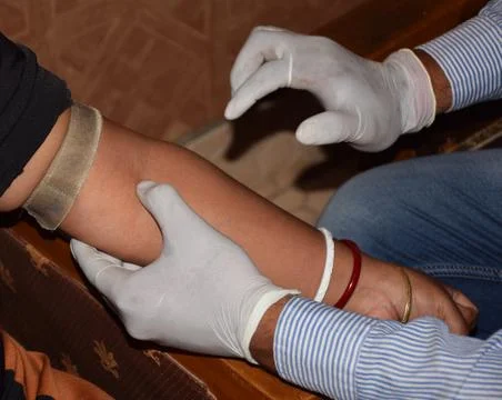 Checking Ulnar Nerve Stock Photos