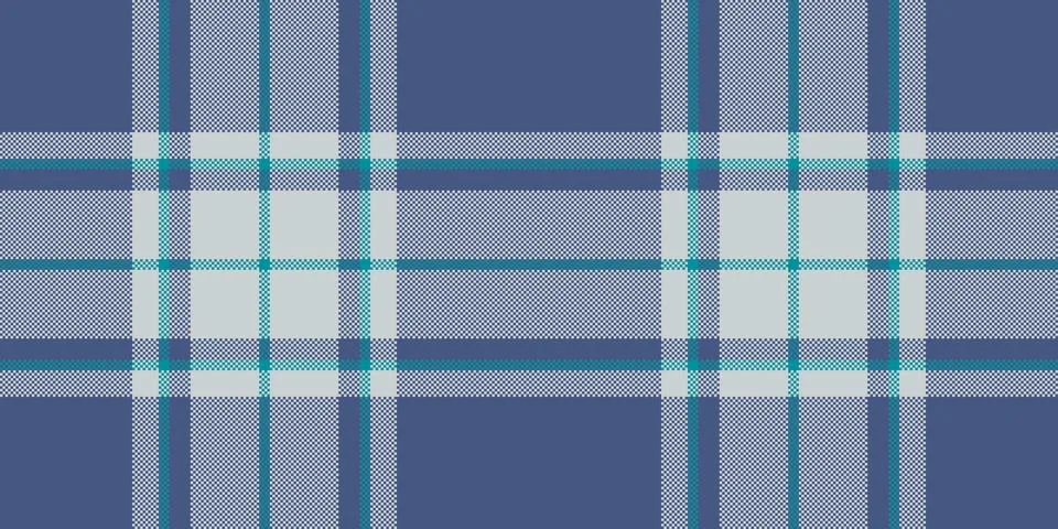 Checking vector textile tartan, native check background seamless. Quilt tex.. Stock Illustration