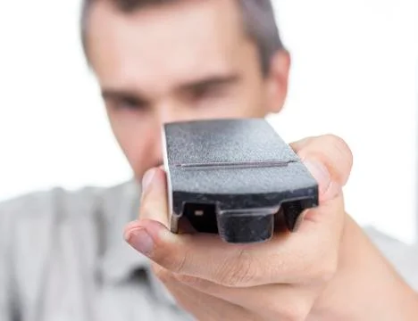 Checking wood planer. Stock Photos