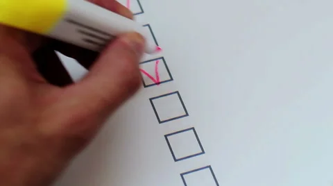 The Checklist 2 Stock Footage 41545307