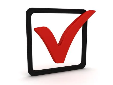 Checklist and check mark Stock Illustration