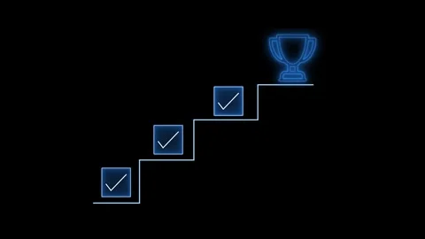 Checklist and task progress tracking con... | Stock Video | Pond5