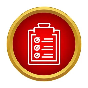 Checklist clipboard planning task management icon concept Illustrazione stock