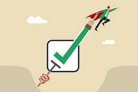 Checklist of completed tasks Stock Illustration