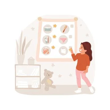 Checklist completing isolated cartoon vector illustration. Stock Illustration