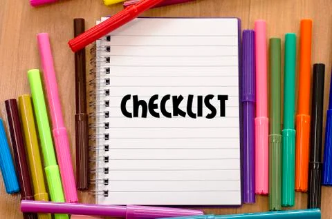 Checklist concept Stock Photos