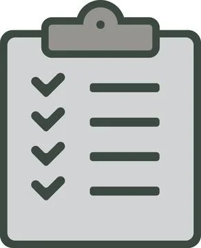 Checklist Document Icon For Auto Maintenance And Diagnostics Stock Photos
