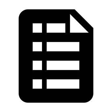 Checklist document icon vector data and information text for business イラスト素材
