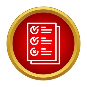 Checklist documents with checkmarks and cross symbol イラスト素材