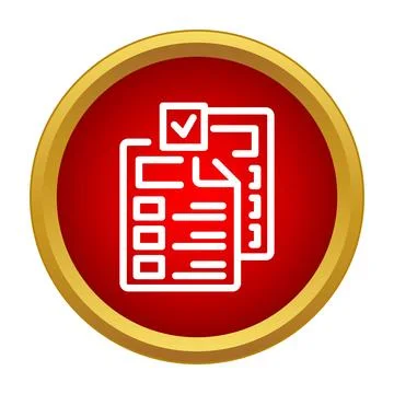 Checklist form with checkmark completing a task 스톡 일러스트