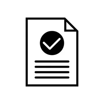 Checklist icon flat style isolated on background. Checklist sign symbol 스톡 일러스트