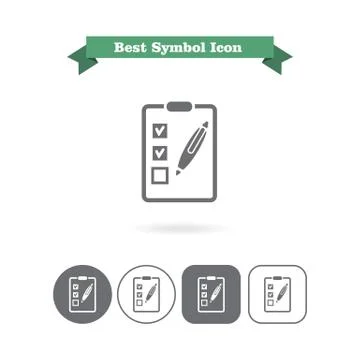 Checklist icon 스톡 일러스트