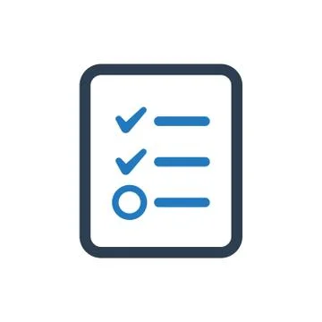 Checklist icon Stock Illustration