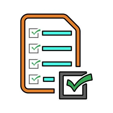 Checklist icon. Stock Illustration