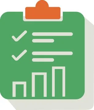 Checklist icon for project task management Stock Illustration