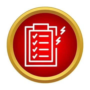 Checklist icon showing fast efficient task management Stockillustratie