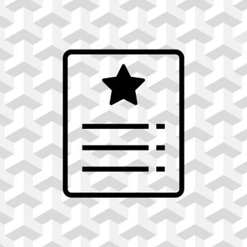Checklist  icon stock vector illustration flat design Stock Illustration
