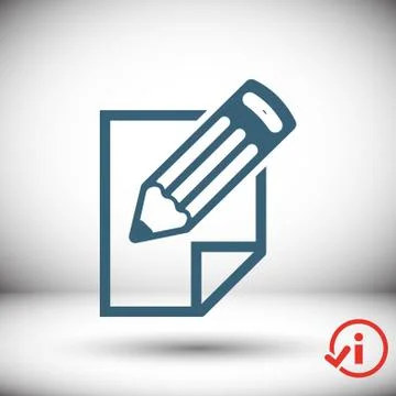 Checklist  icon stock vector illustration flat design Stockillustratie