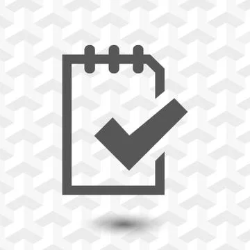 Checklist icon stock vector illustration flat design Ilustração Stock