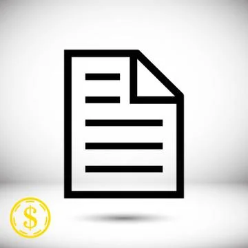 Checklist  icon stock vector illustration flat design Stock Illustration