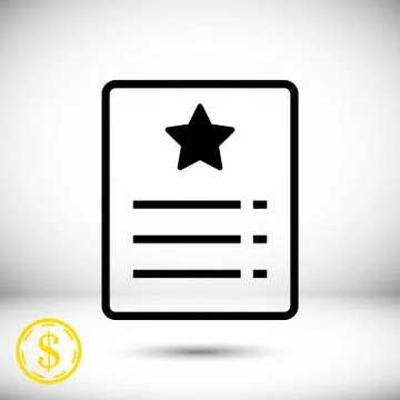 Checklist  icon stock vector illustration flat design Stockillustratie