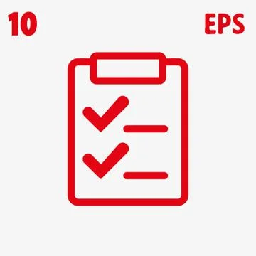 Checklist  icon stock vector illustration flat design イラスト素材