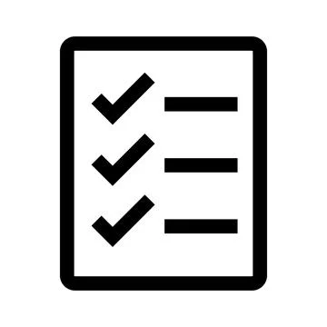 Checklist Icon. Task and survey icon. Vector. Stock Illustration
