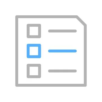 Checklist icon, task management and organization concept, vector illustration Stock Illustration