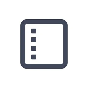 Checklist Icon Vector flat design style Stock Illustration