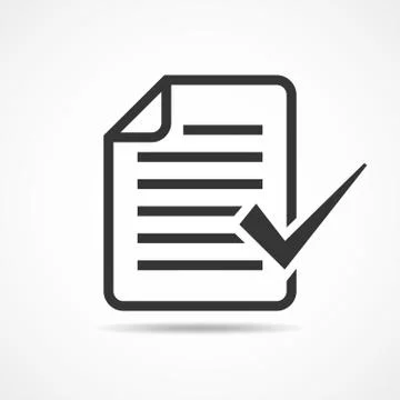 Checklist icon. Vector illustration. Stock Illustration