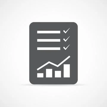 Checklist icon. Vector illustration. Stock Illustration