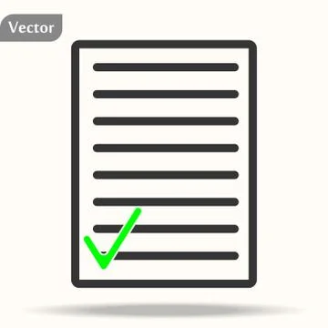 Checklist Icon Vector Logo Template Illustration Design. Vector EPS10 Stock Illustration