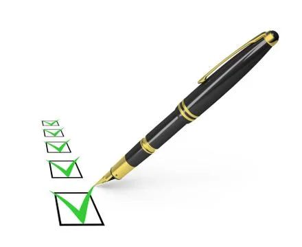 Checklist Stock Illustration