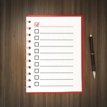 Checklist Stock Illustration