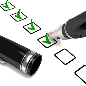 Checklist Stock Illustration