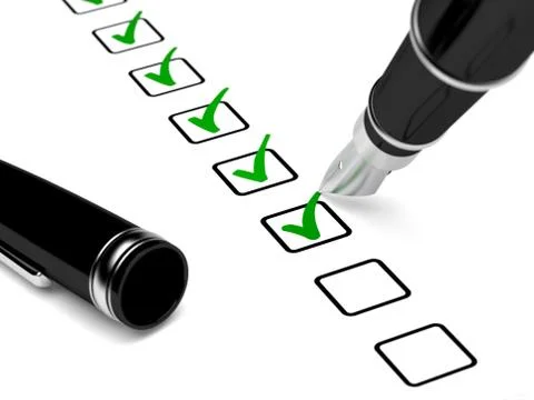 Checklist Stock Illustration
