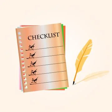 Checklist Stock Illustration