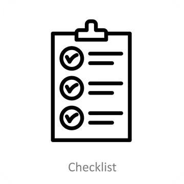 Checklist Stock Illustration