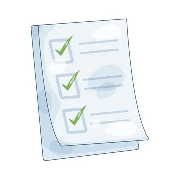 Checklist Stock Illustration