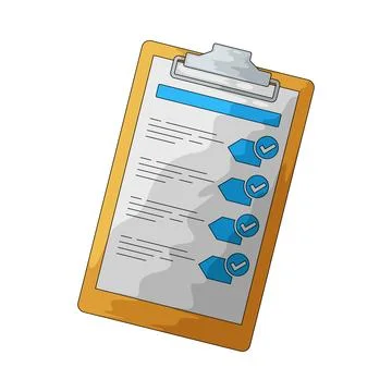 Checklist illustration Stock Illustration