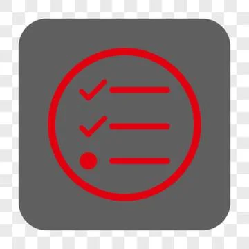 Checklist Interface Toolbar Button Stock Illustration