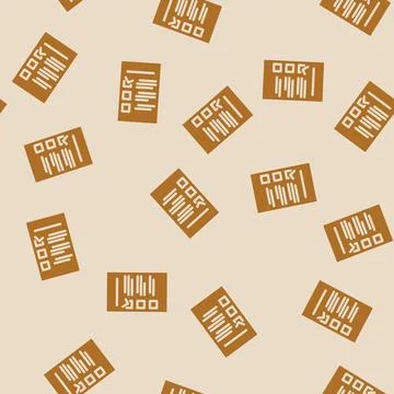 Checklist list glyph vector seamless pattern 스톡 일러스트