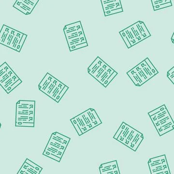 Checklist list line seamless pattern 스톡 일러스트