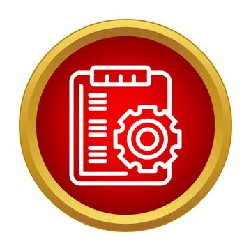 Checklist managing data configuration and process optimization Illustrazione stock