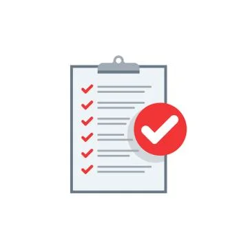 Checklist or checkbox icon Stock Illustration