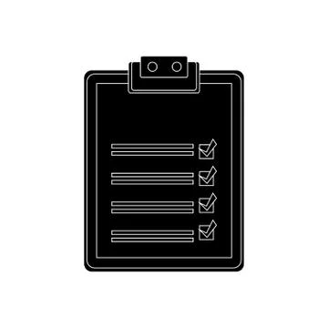 Checklist page icon Stock Illustration