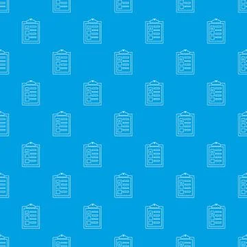 Checklist pattern seamless blue Illustrazione stock