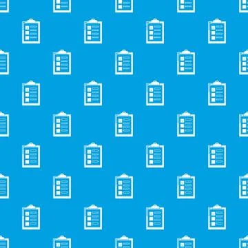 Checklist pattern seamless blue Illustrazione stock