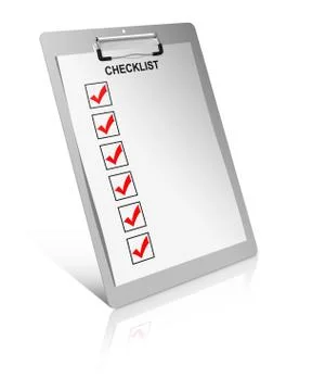 Checklist Stock Photos