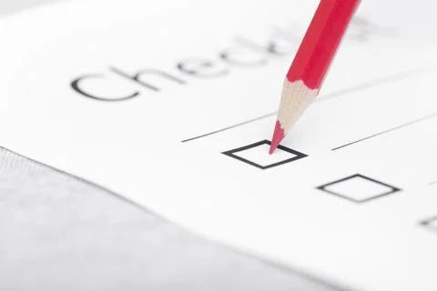 Checklist Stock Photos